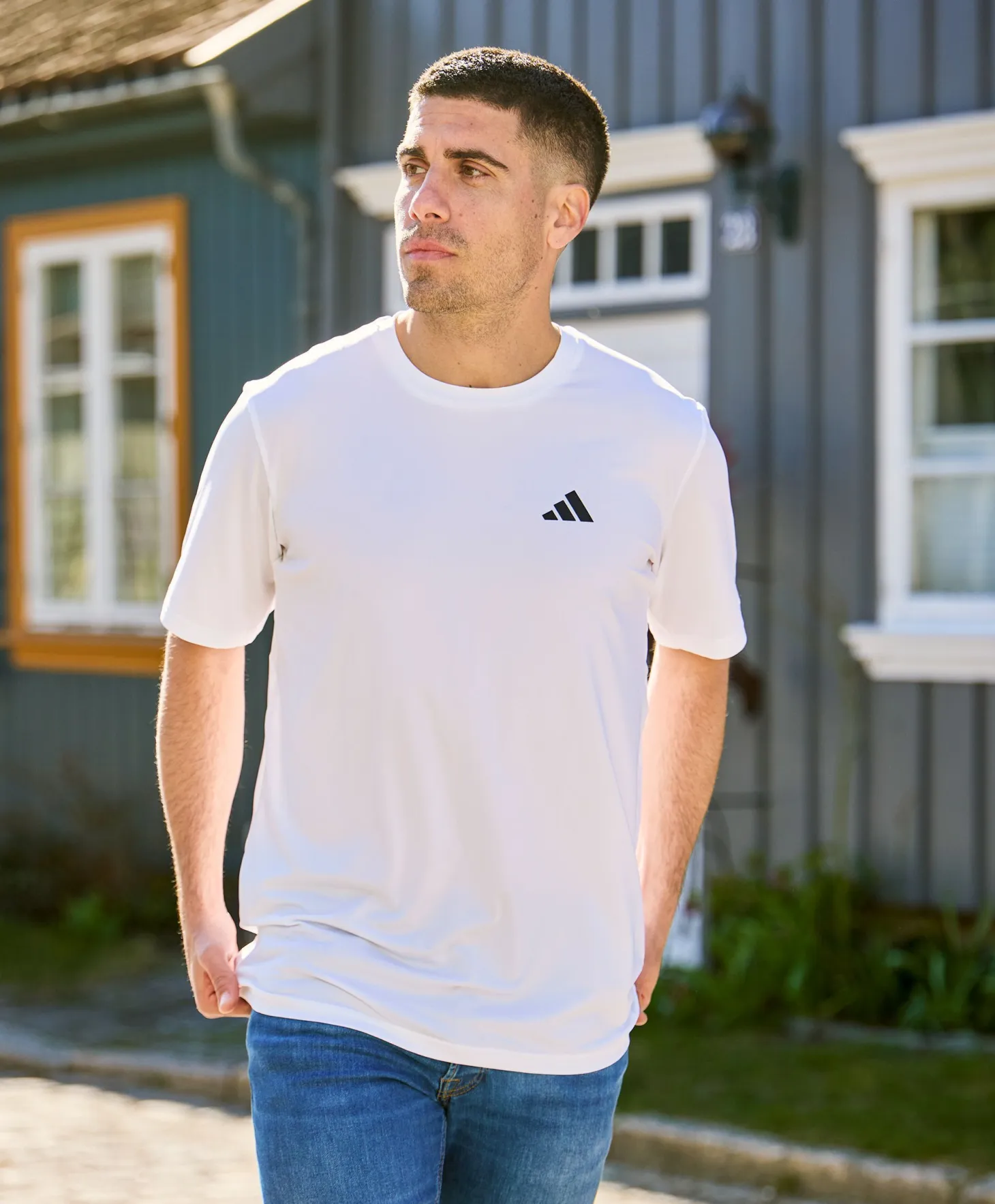 Adidas TR-ES stretch T-shirt herre