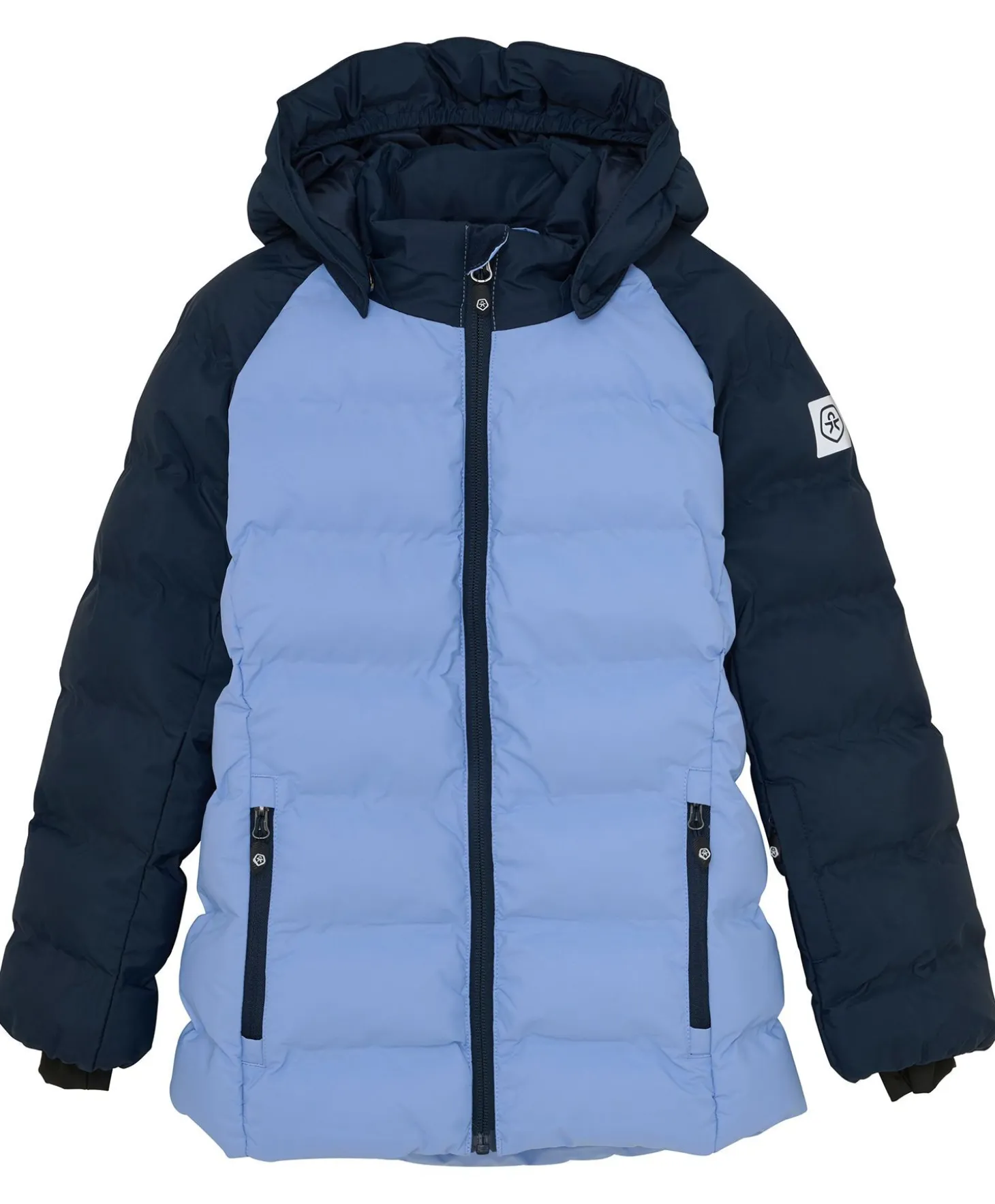 Color Kids Ski Jacket Quilt Contrast