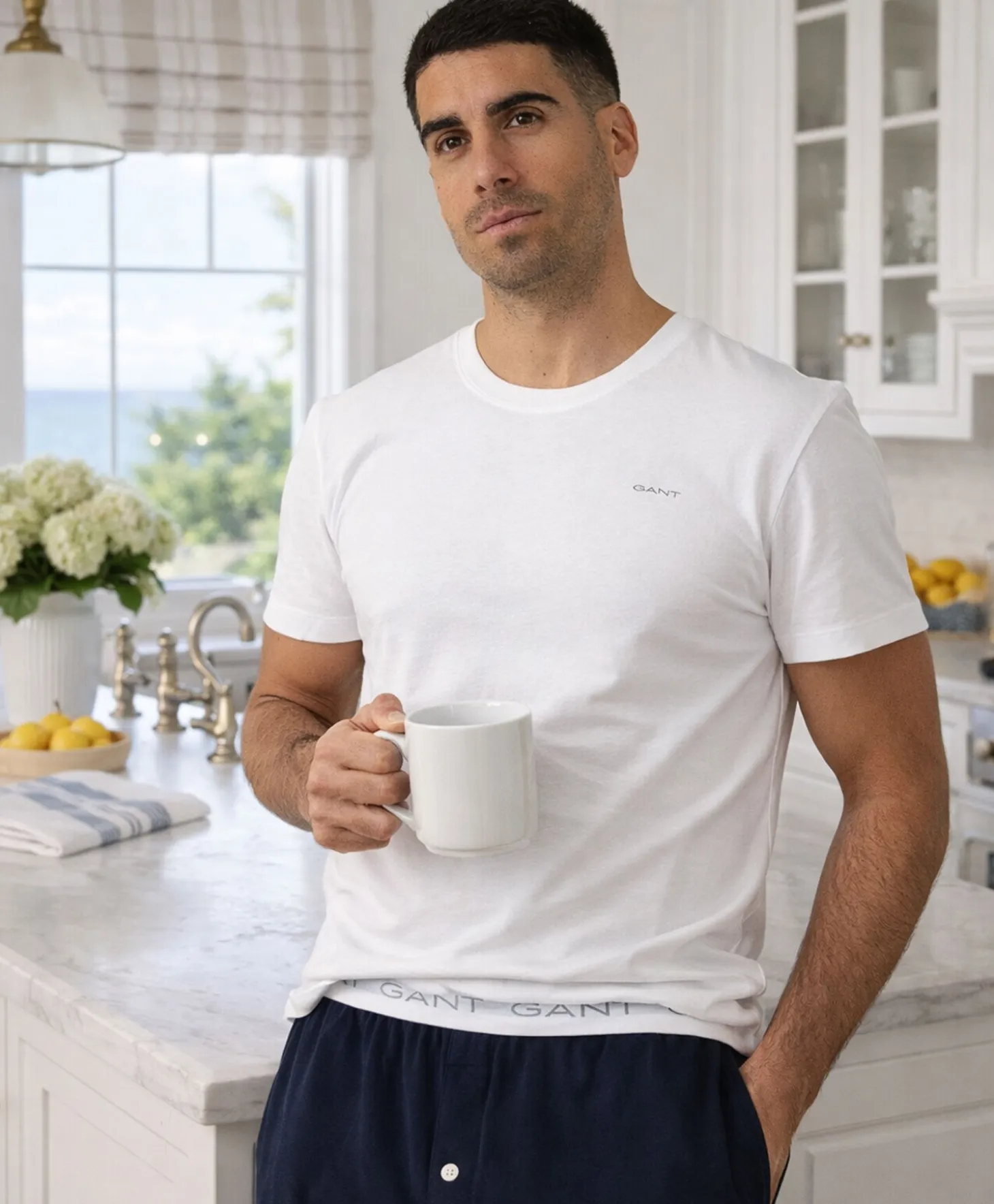 Gant c-neck T-shirt 2 pk