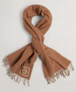Gant  D1. Double face wool scarf