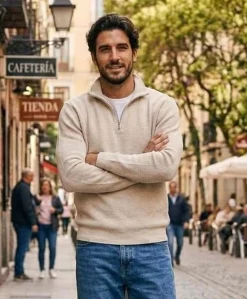 Jack&Jones BLAMILANO KNIT HALF ZIP