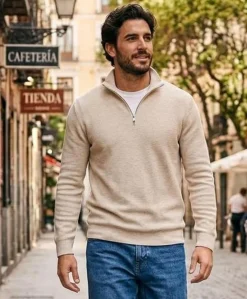 Jack&Jones BLAMILANO KNIT HALF ZIP