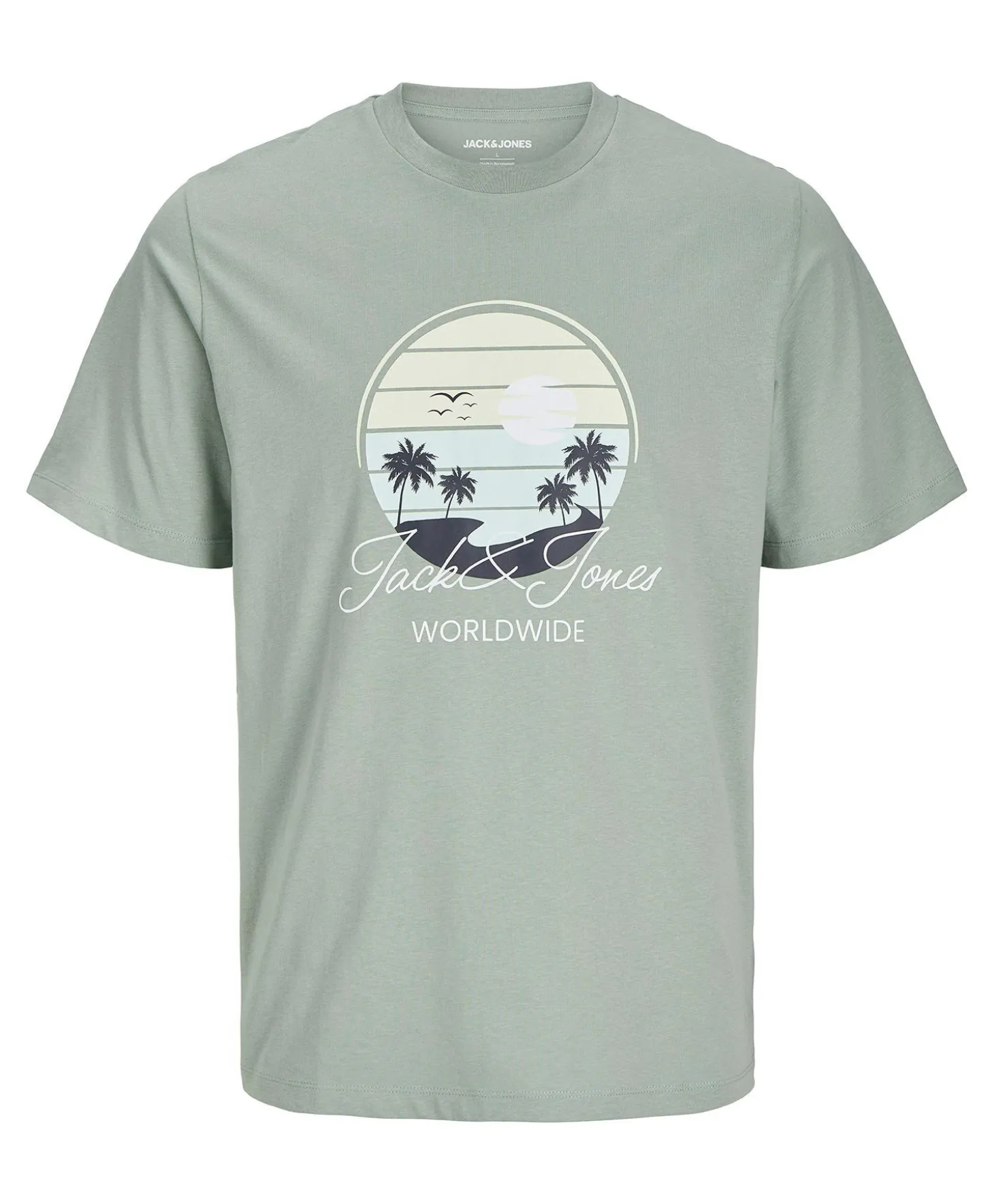 Jack&Jones Palm Tee SS Crew Neck