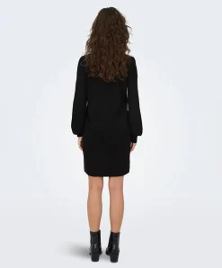 JDY Rue L/S Høyhalset Kjole