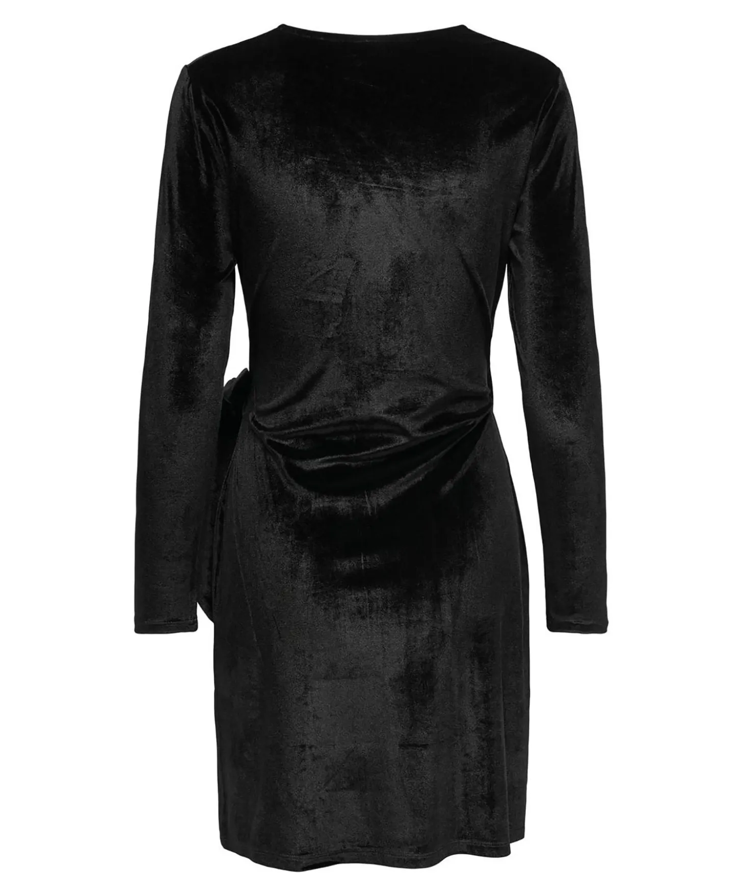 JDY Sandy Velvet Wrap Dress