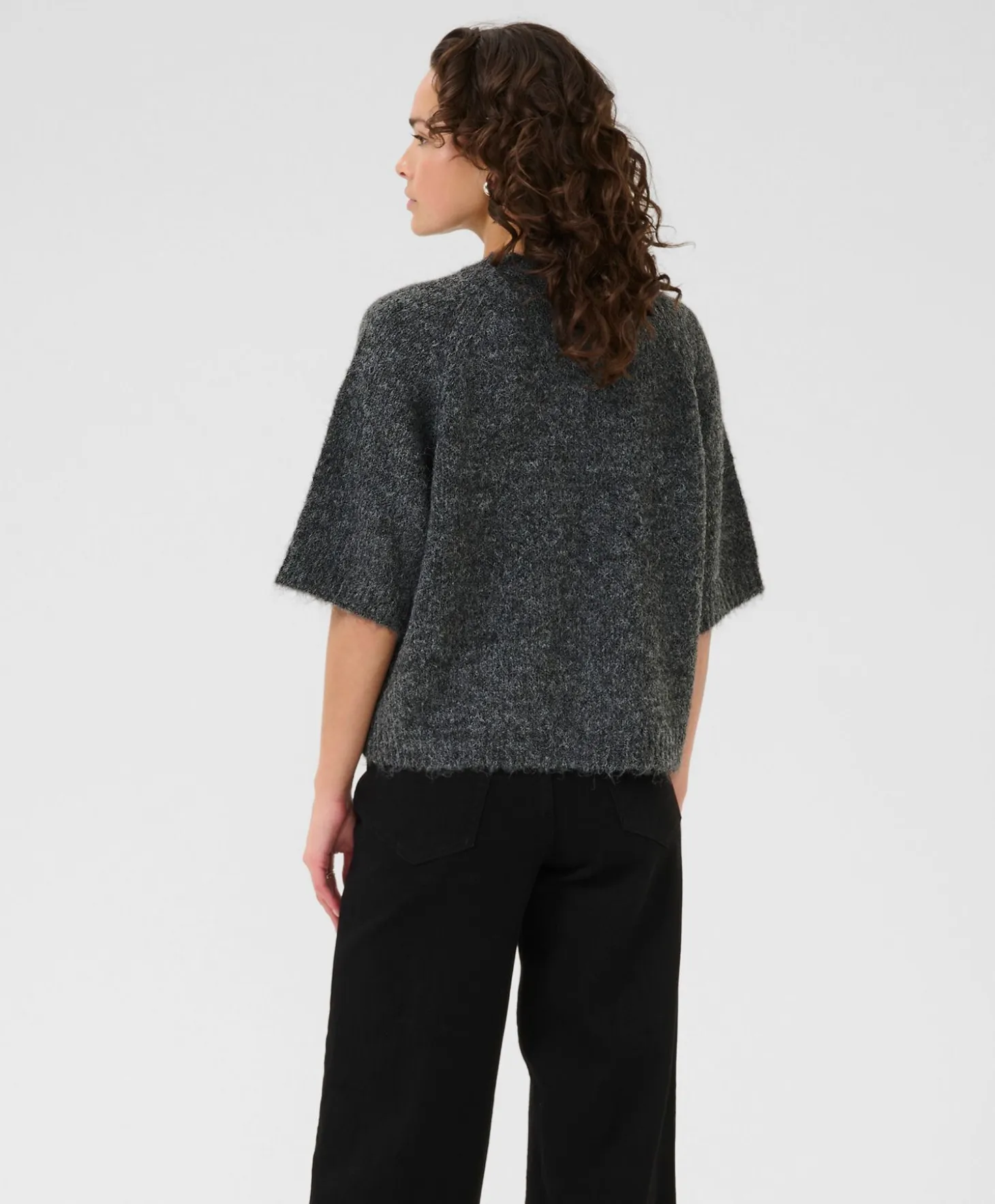 Kaffe Emilie Cropped Knit Pullover