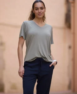 Kaffe Frida V-neck T-shirt