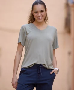 Kaffe Frida V-neck T-shirt