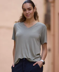 Kaffe Frida V-neck T-shirt