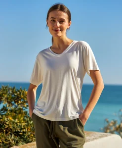 Kaffe Frida V-neck T-shirt