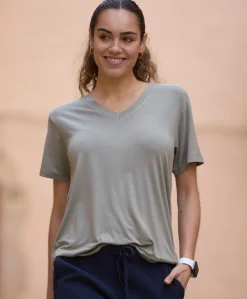 Kaffe Frida V-neck T-shirt