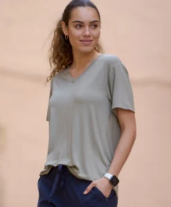 Kaffe Frida V-neck T-shirt