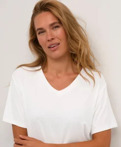 Kaffe Frida V-neck T-shirt