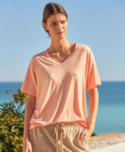 Kaffe Frida V-neck T-shirt