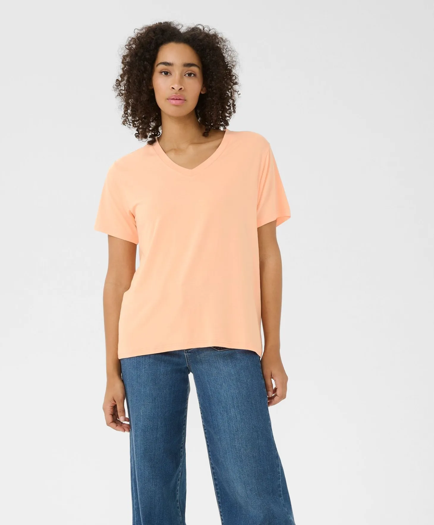Kaffe Frida V-neck T-shirt