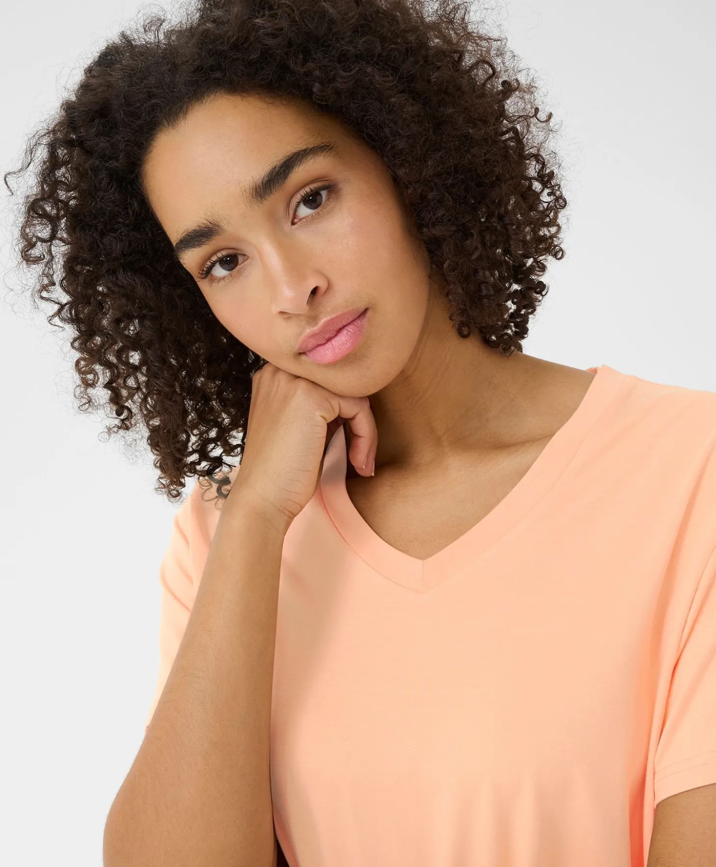 Kaffe Frida V-neck T-shirt
