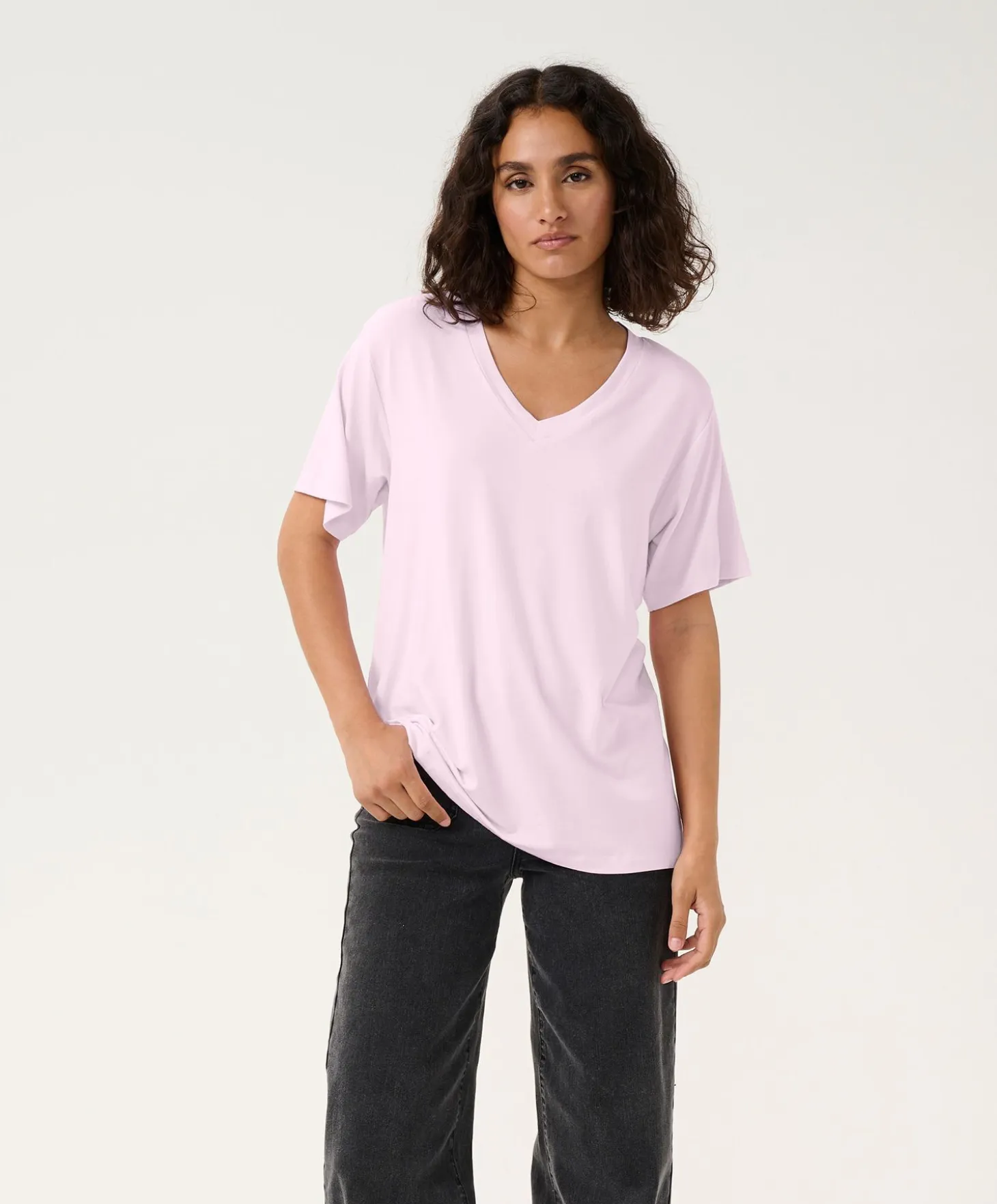 Kaffe Frida V-neck T-shirt