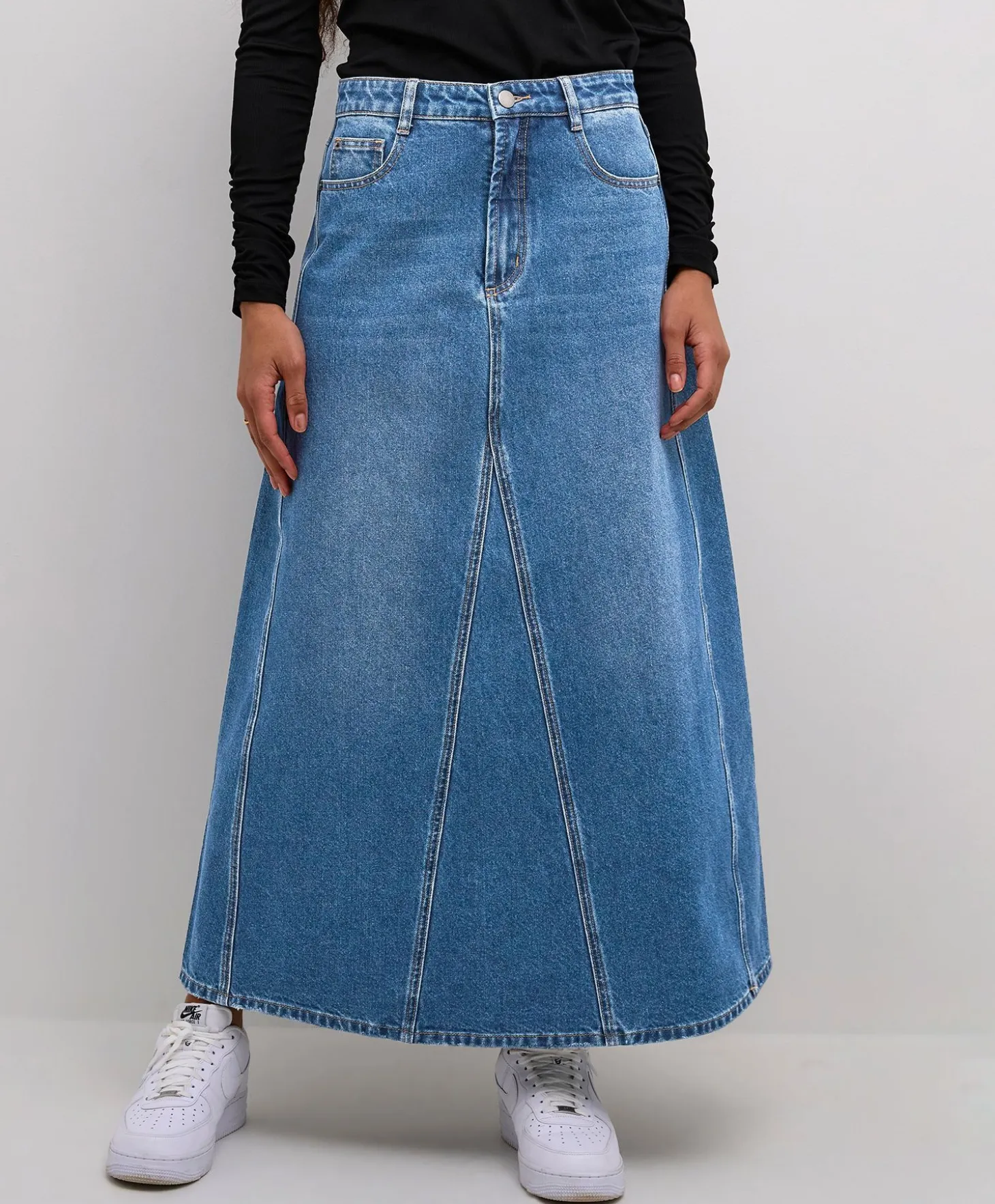 Kaffe Hera Denim Skjørt