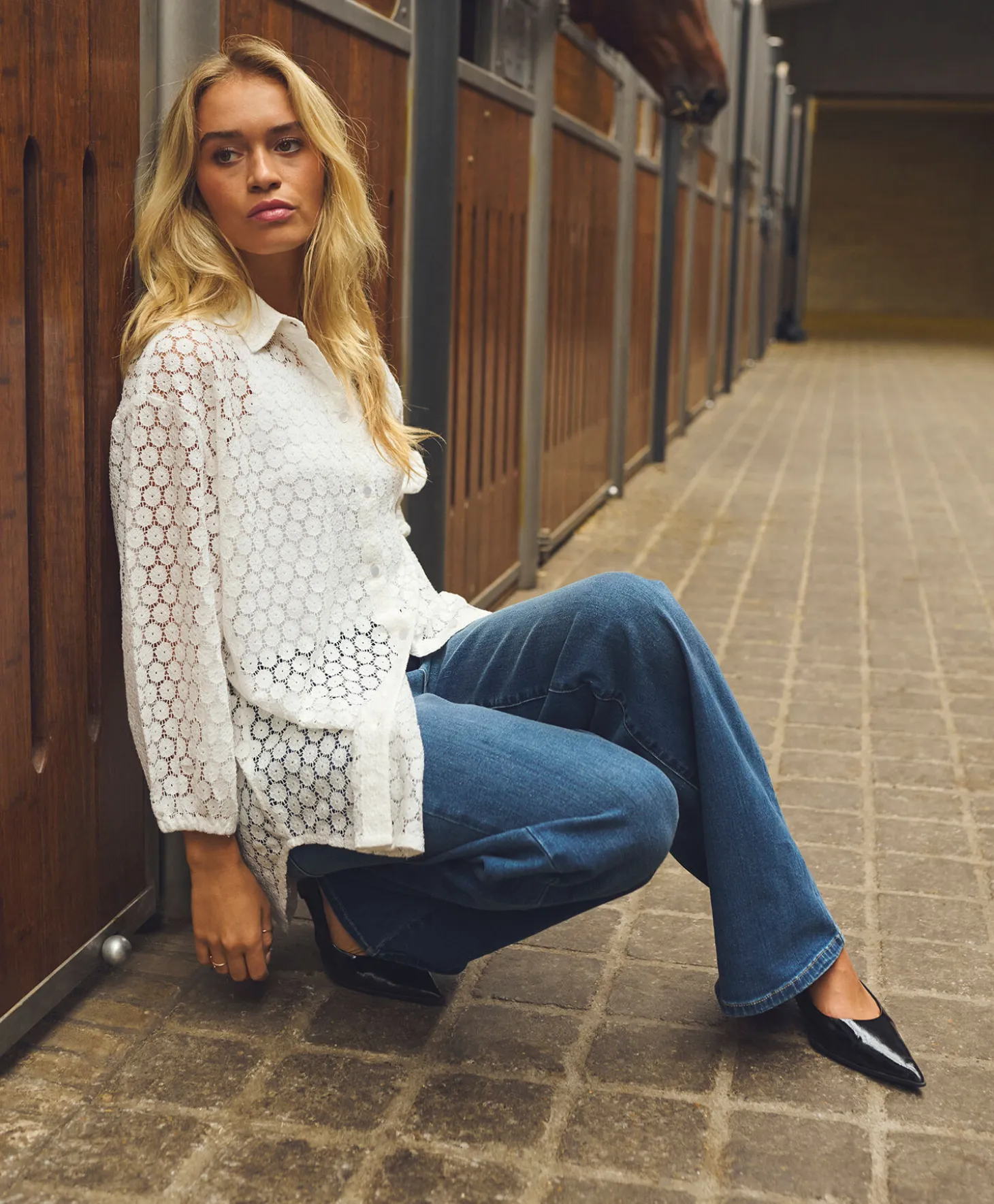 Kaffe Karla HW Wide Pant