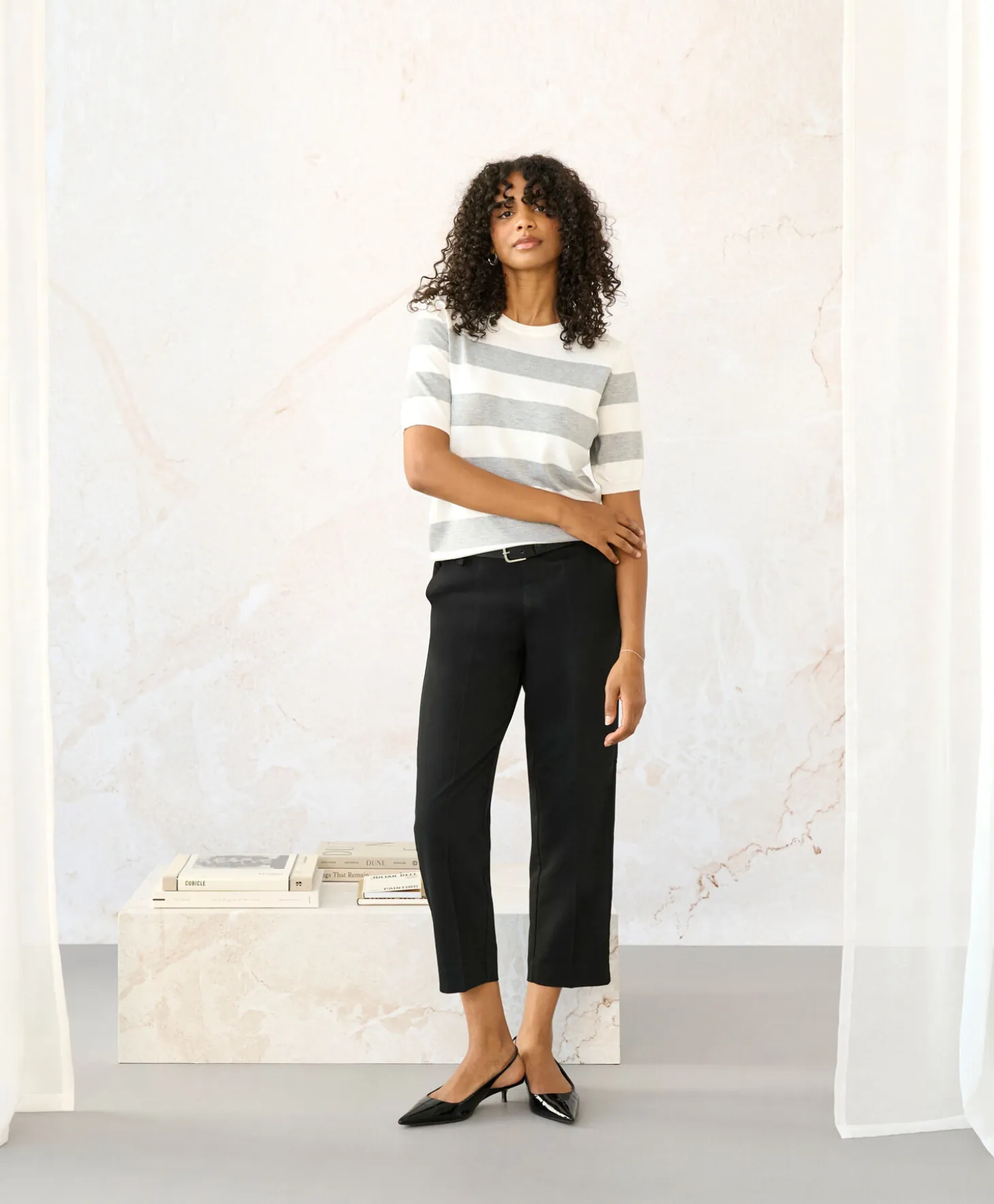 Kaffe Lizza Striped Knit