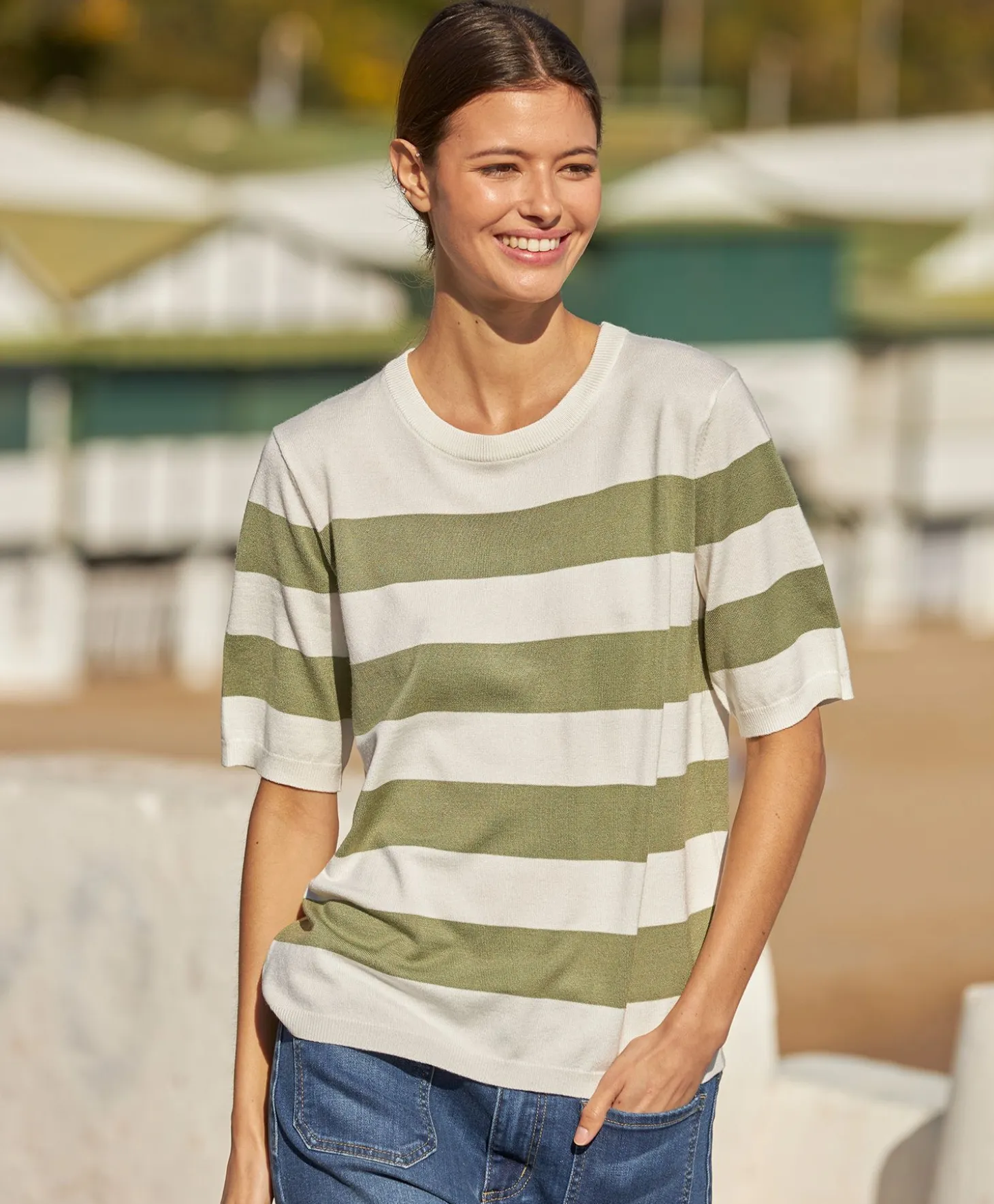 Kaffe Lizza Striped Knit