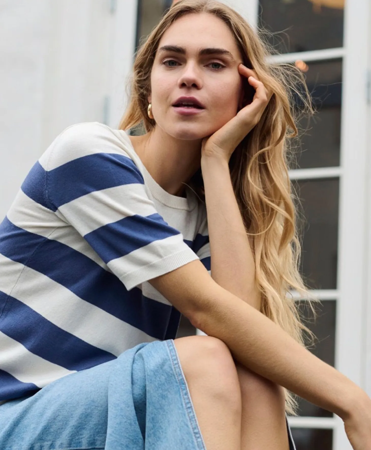 Kaffe Lizza Striped Knitt