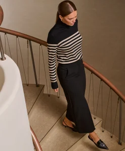 Kaffe Lizza Stripet Roll Neck