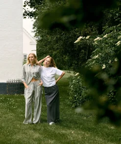 Kaffe Milia Cropped Wide Pants