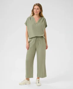 Kaffe Milia Cropped Wide Pants