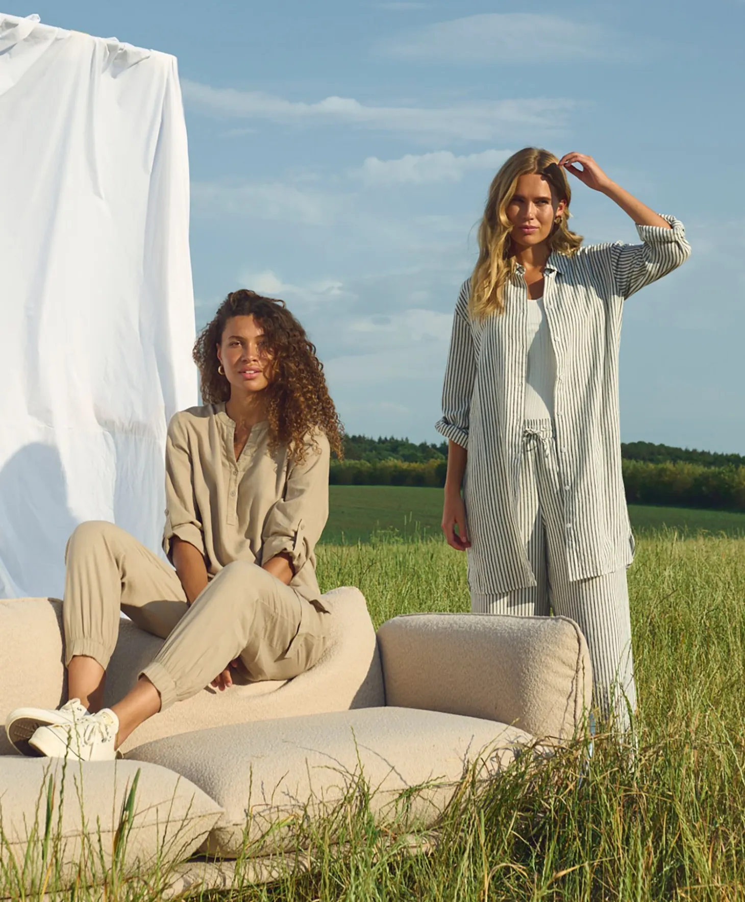 Kaffe Milia Lin Wide Pant HW