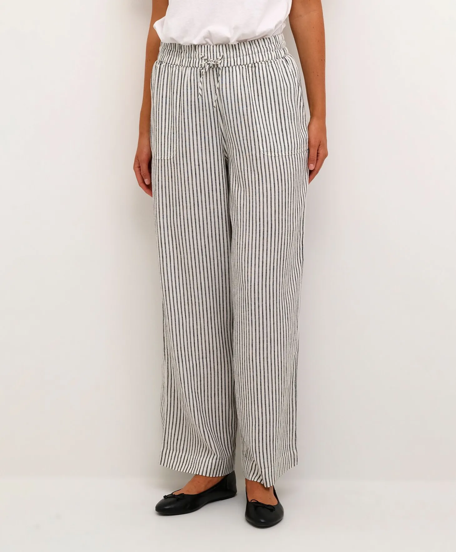 Kaffe Milia Lin Wide Pant HW