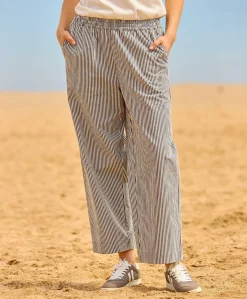 Kaffe Naya Striped Culotte Pant