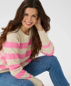 Kaffe Niel Striped Pullover