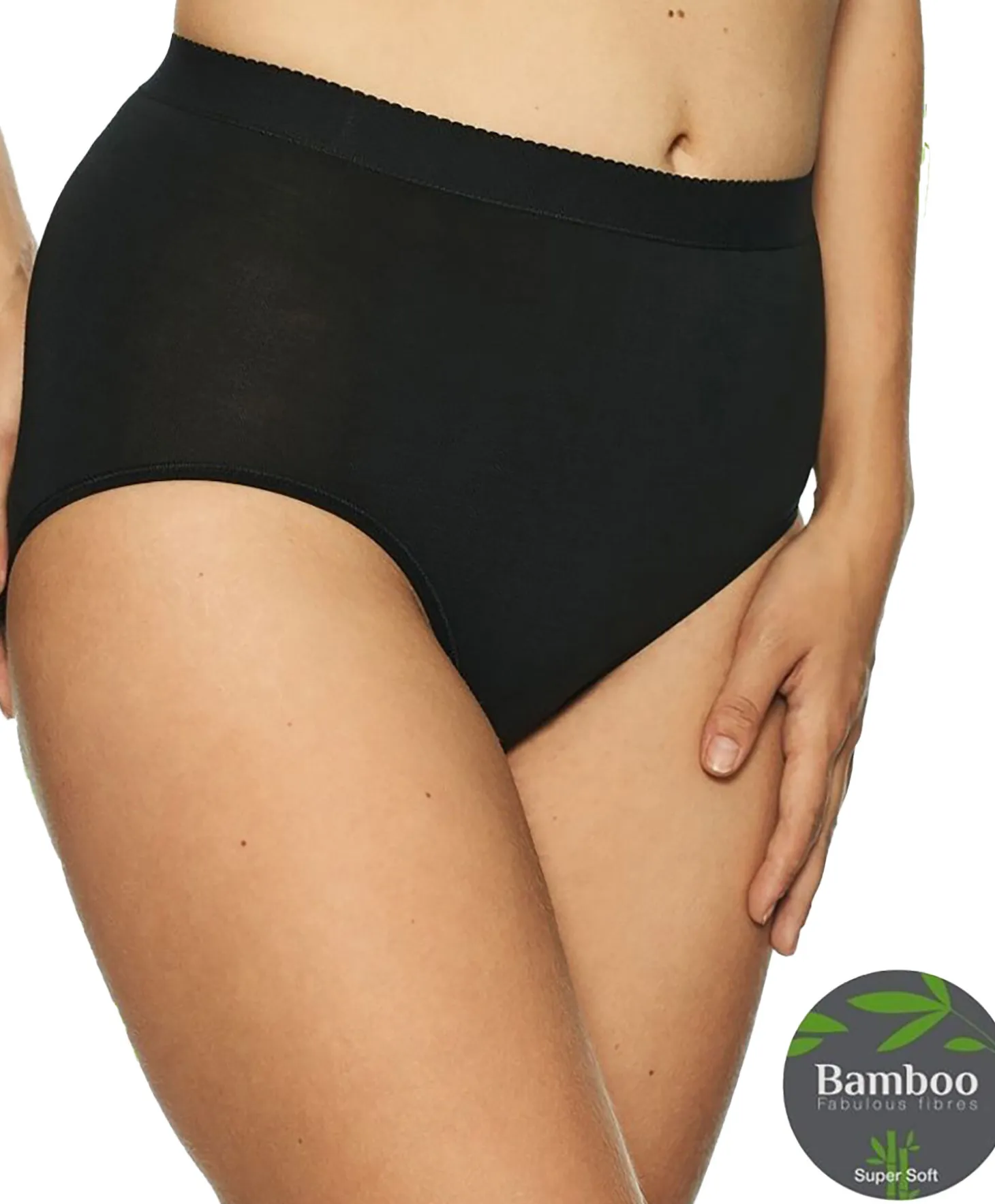 Lady Avenue Bamboo Midi Brief