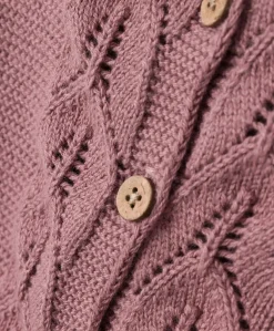 Lil Atelier Dora 3/4 strikket cardigan