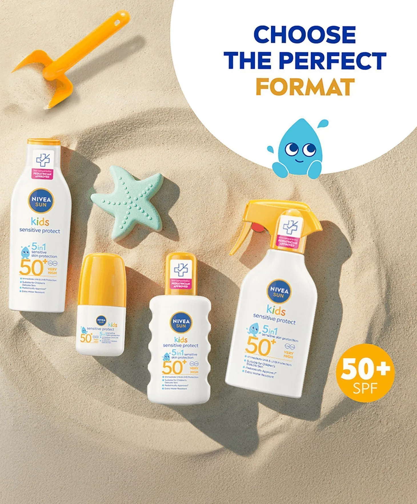 Nivea Sun Sense Kids Spray SPF50