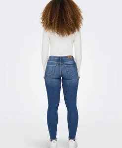 Only Blush Mid DNM Denimblå