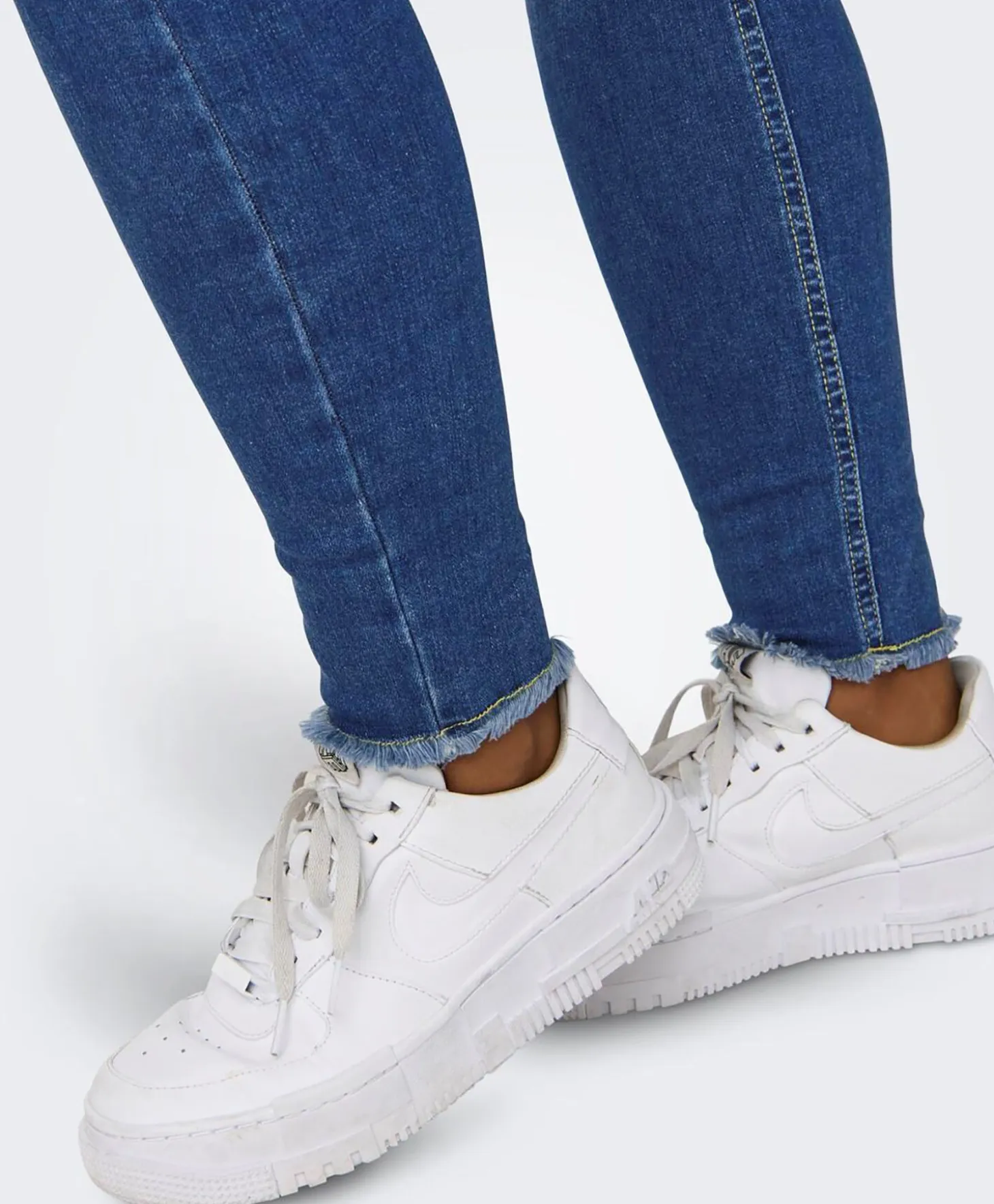 Only Blush Mid DNM Denimblå