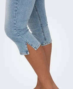 Only Blush Slit Capri