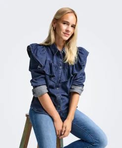Only Indigo Denimskjorte