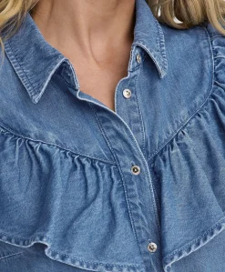 Only Indigo Denimskjorte
