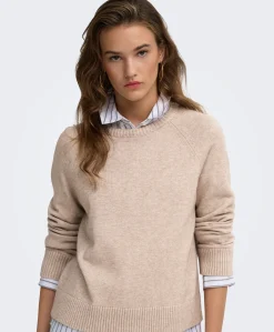 Only Princess Raglan strikket genser