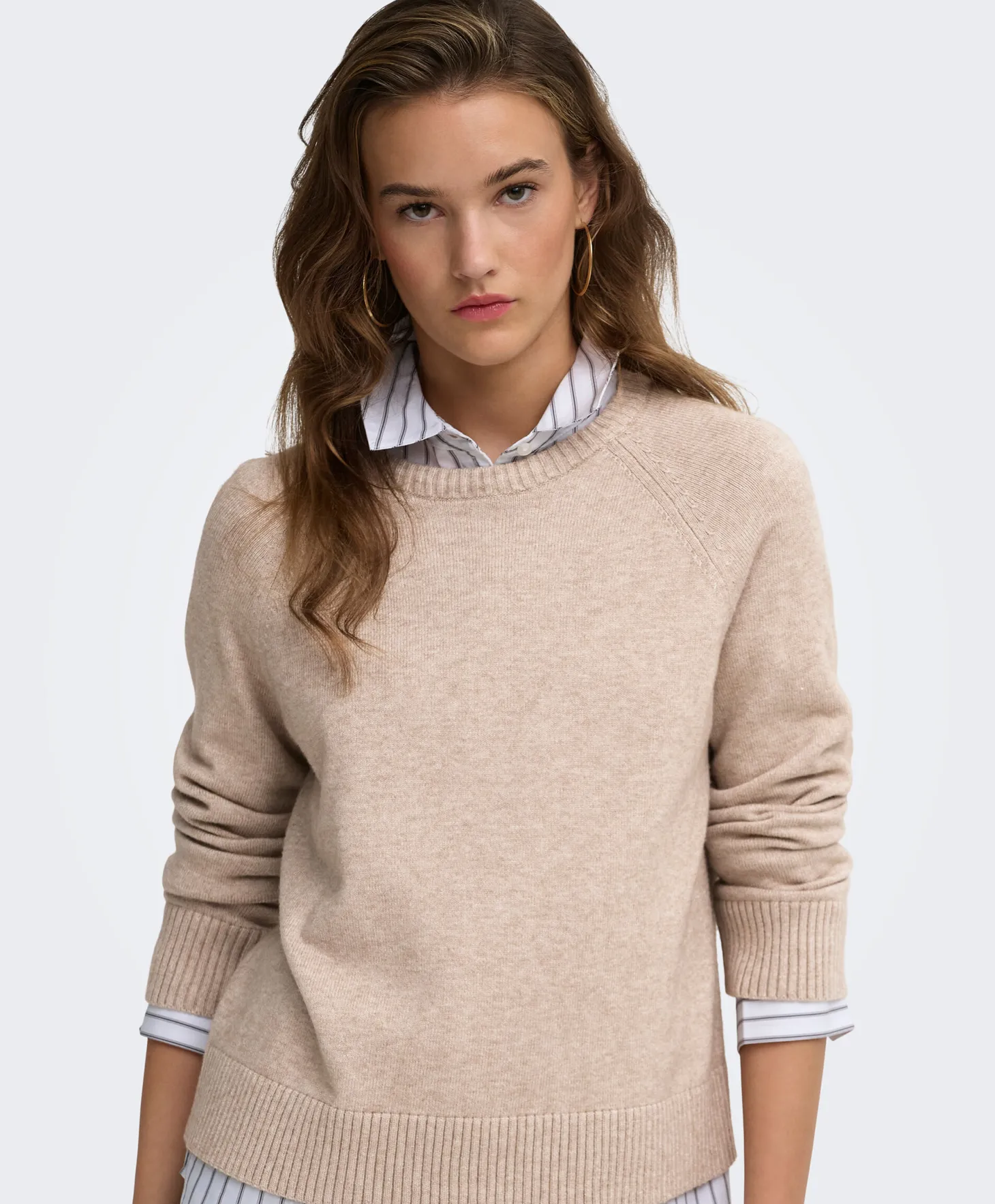 Only Princess Raglan strikket genser