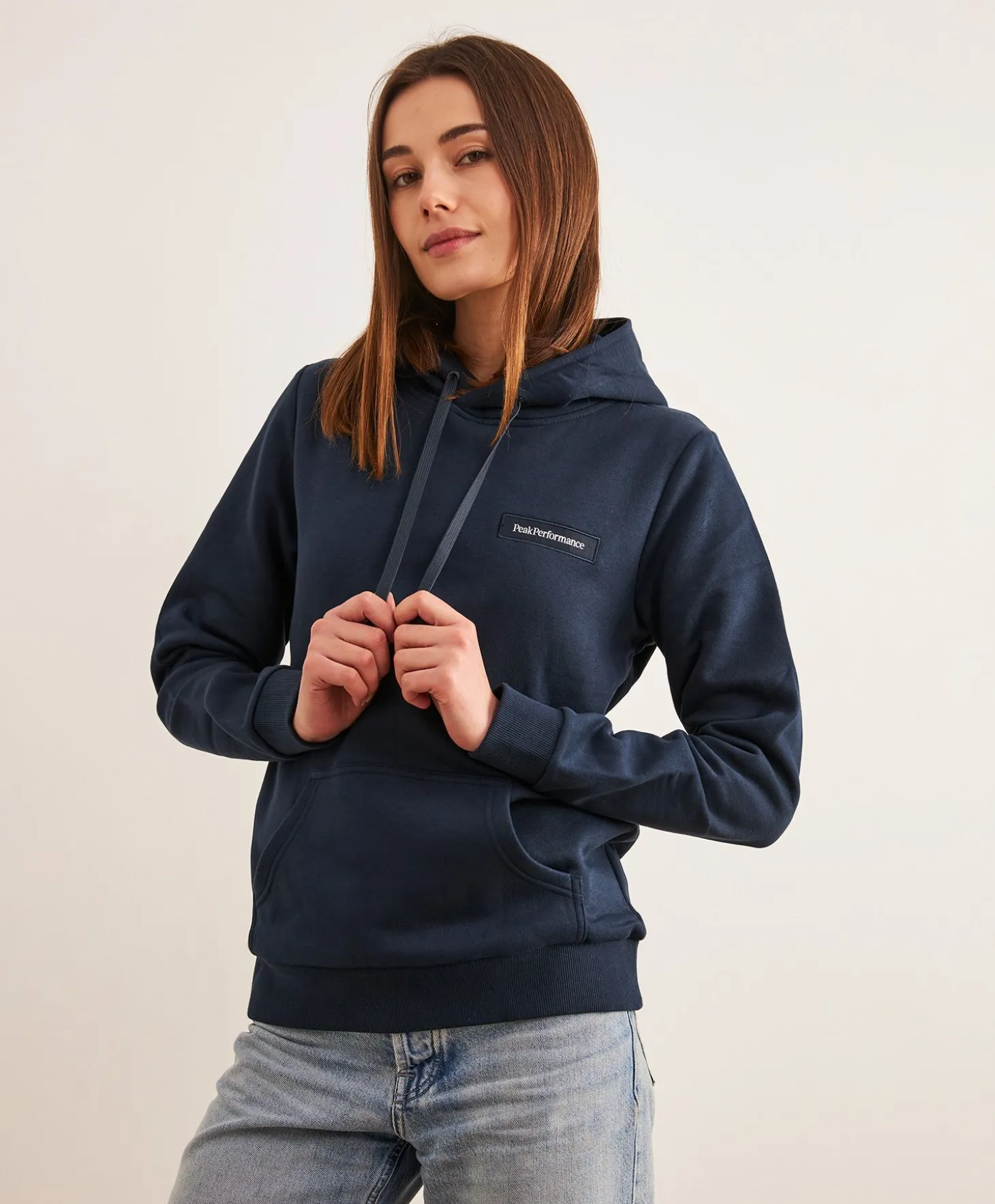 Peak Performance Logo Hoodsweat W