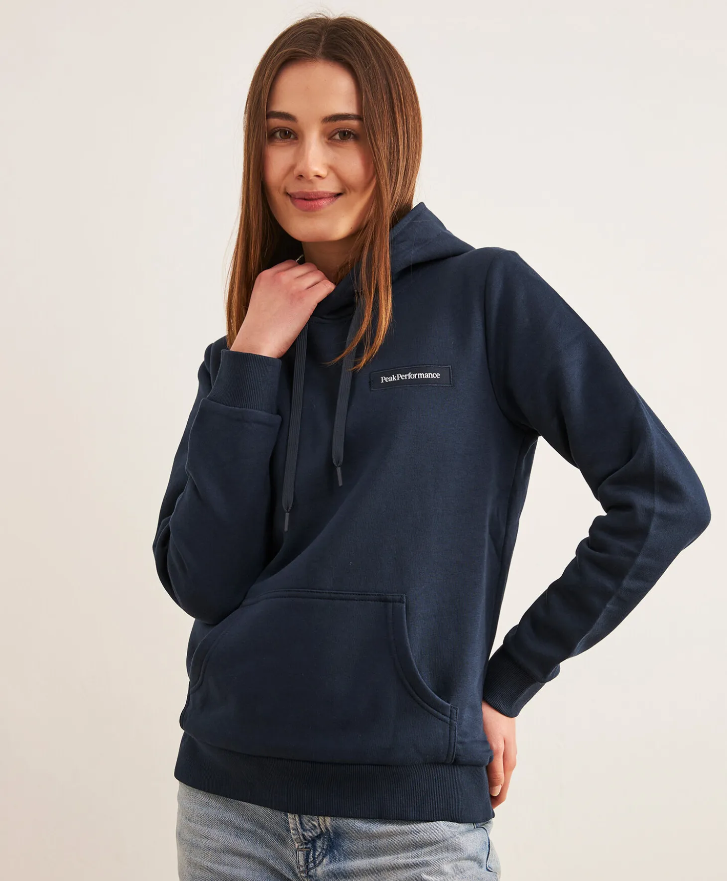 Peak Performance Logo Hoodsweat W