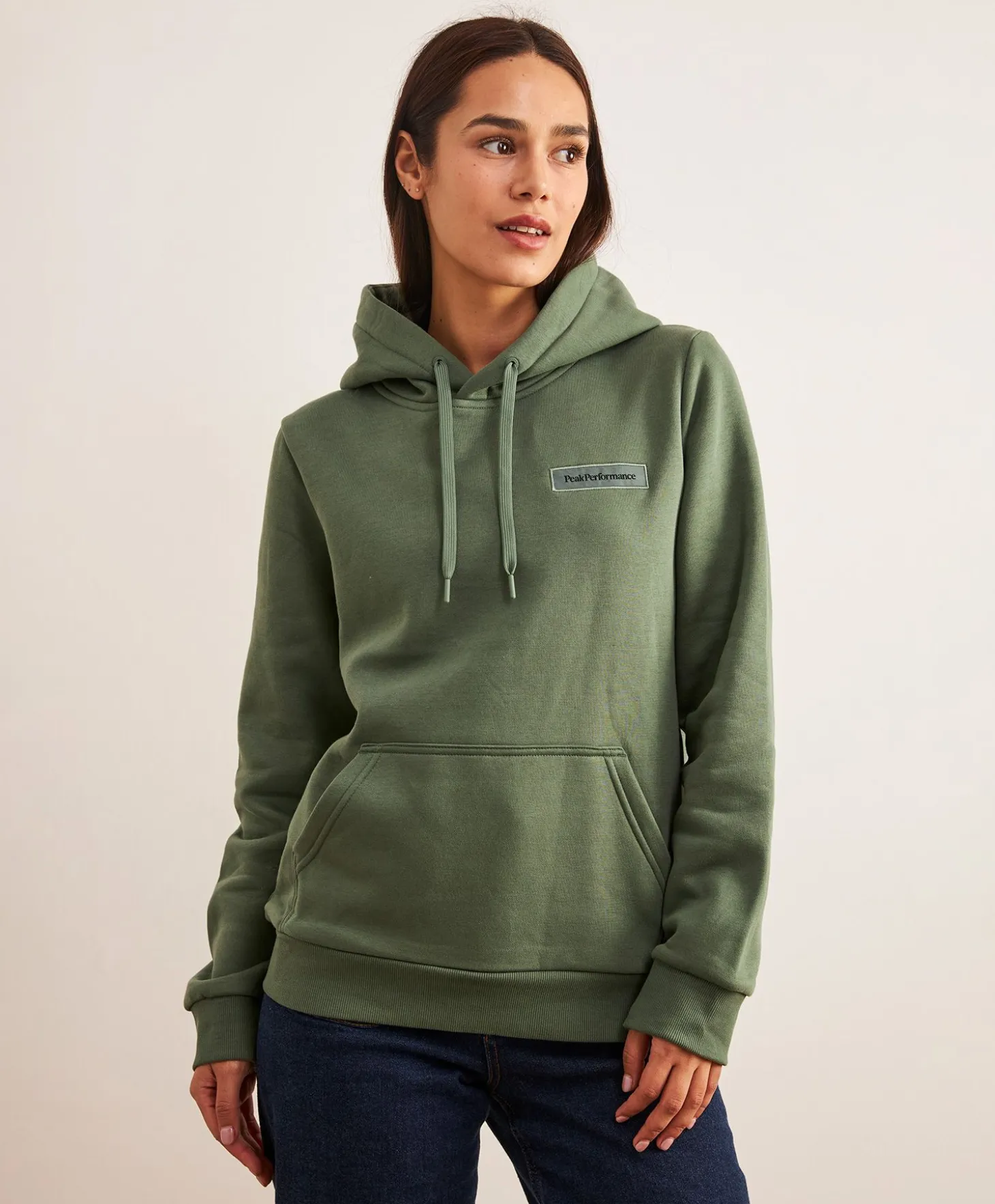 Peak Performance Logo Hoodsweat W