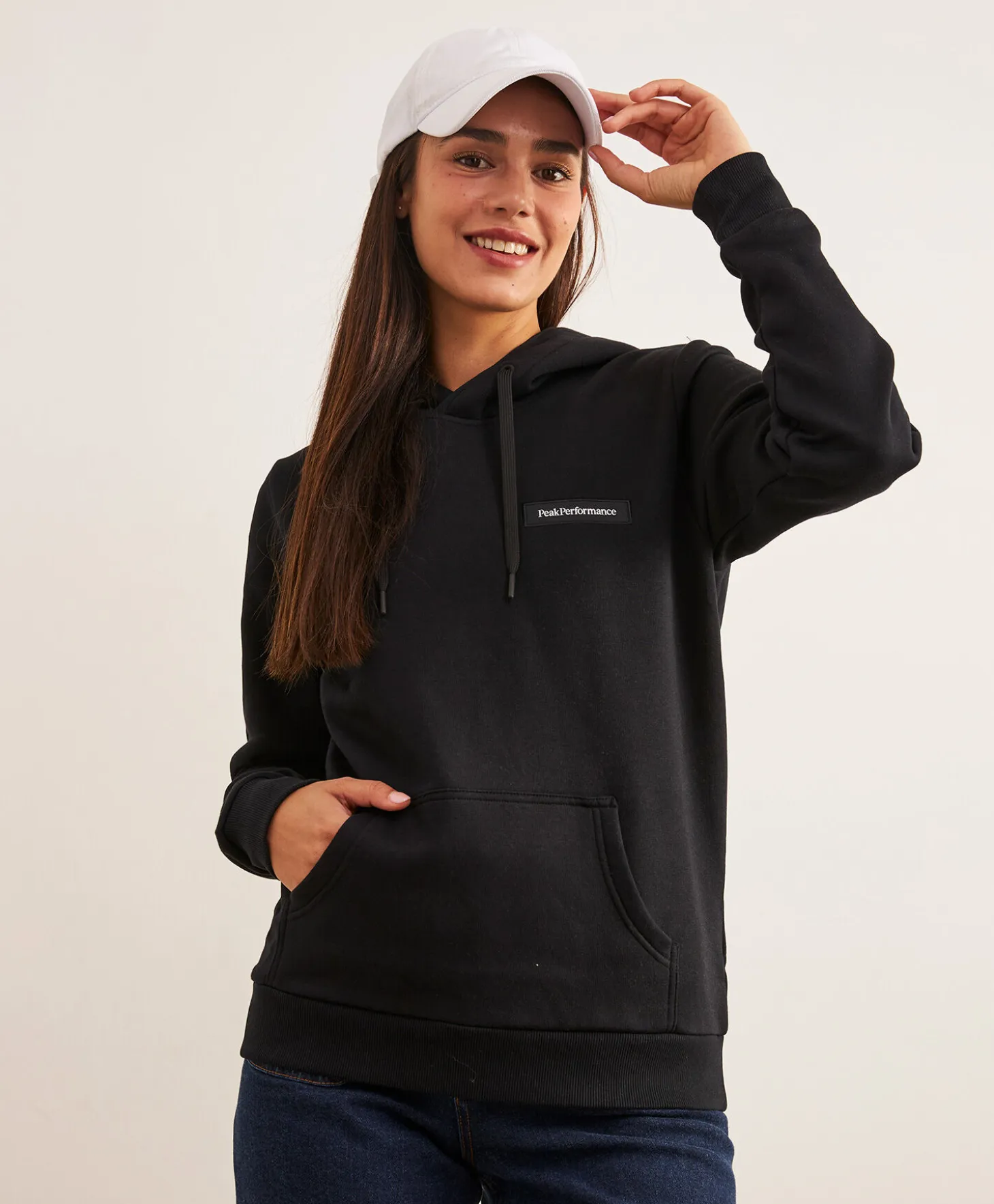 Peak Performance Logo Hoodsweat W