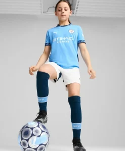 Puma MCFC Home Jersey Jr