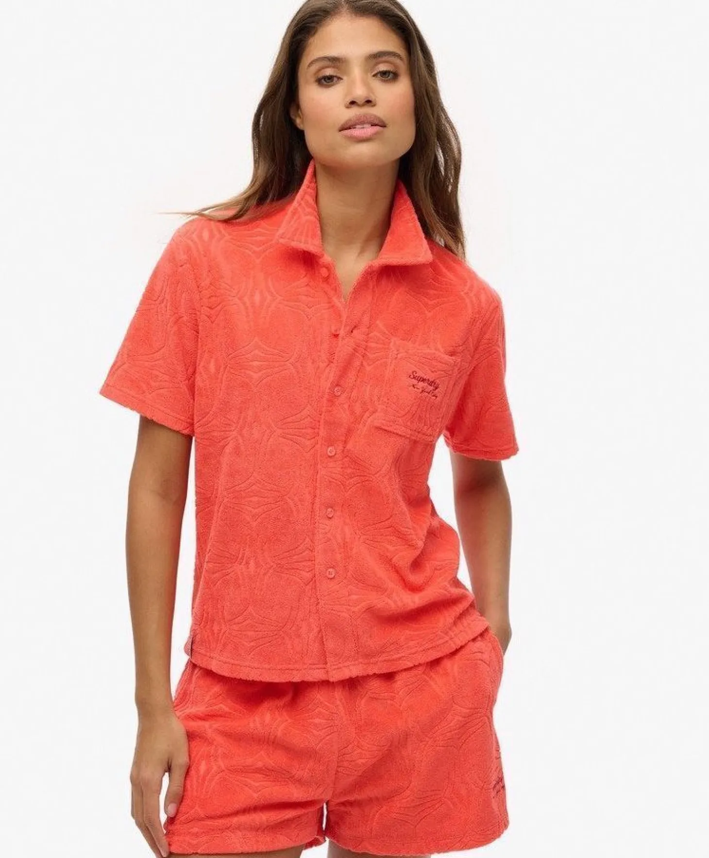 Superdry frotte skjorte