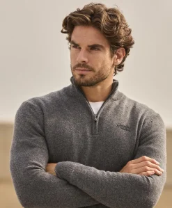 Superdry  Knitted Half Zip Jumper